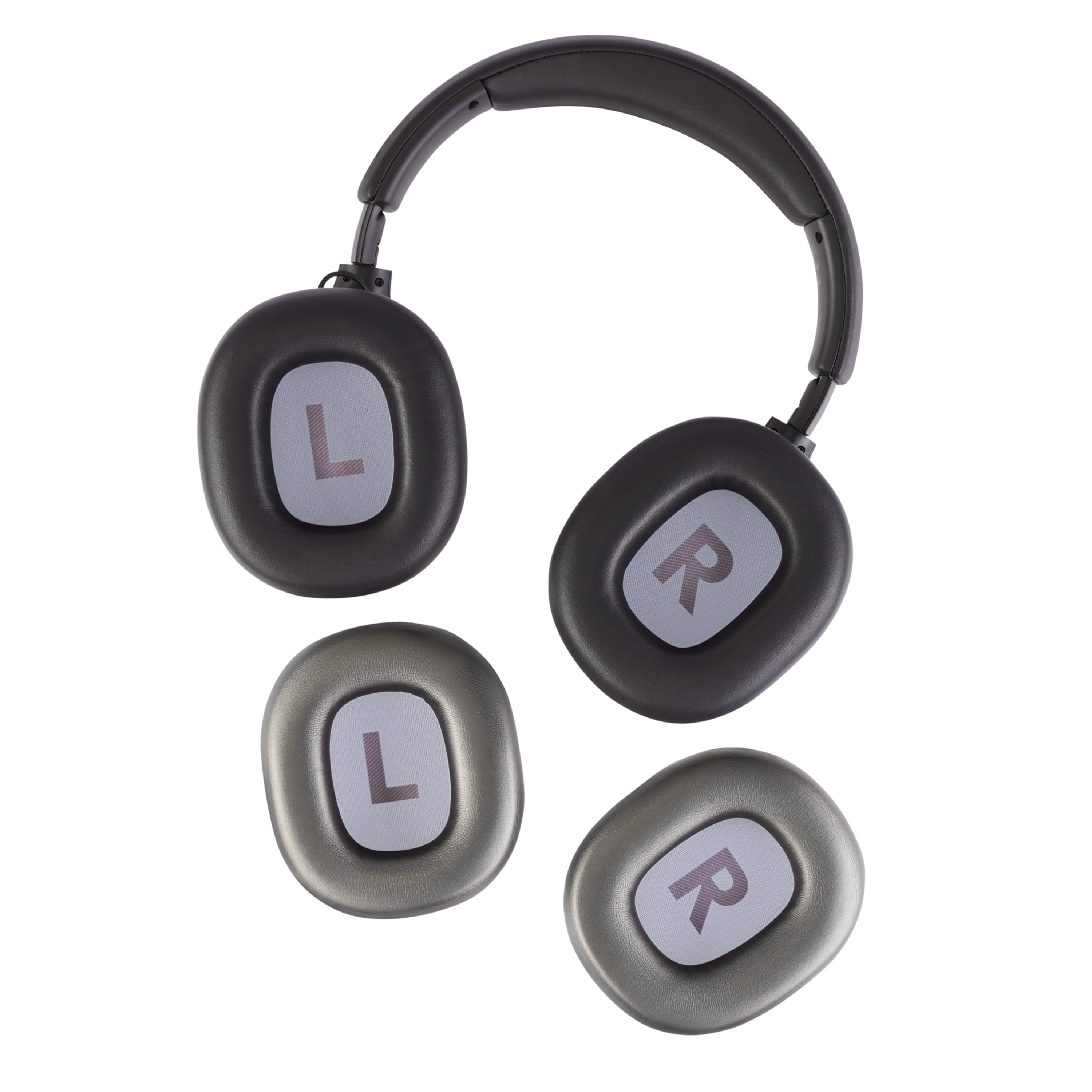 MEDION® Over Ear-Kopfhörer MEDION LIFE HX-1 Pure schwarz , bis zu 100 Stunden Akkulaufzeit, 3 EQ-Presets + 1 App-Preset, Bluetooth® 5.4 wireless technology, IPX4 Spritzwasserschutz