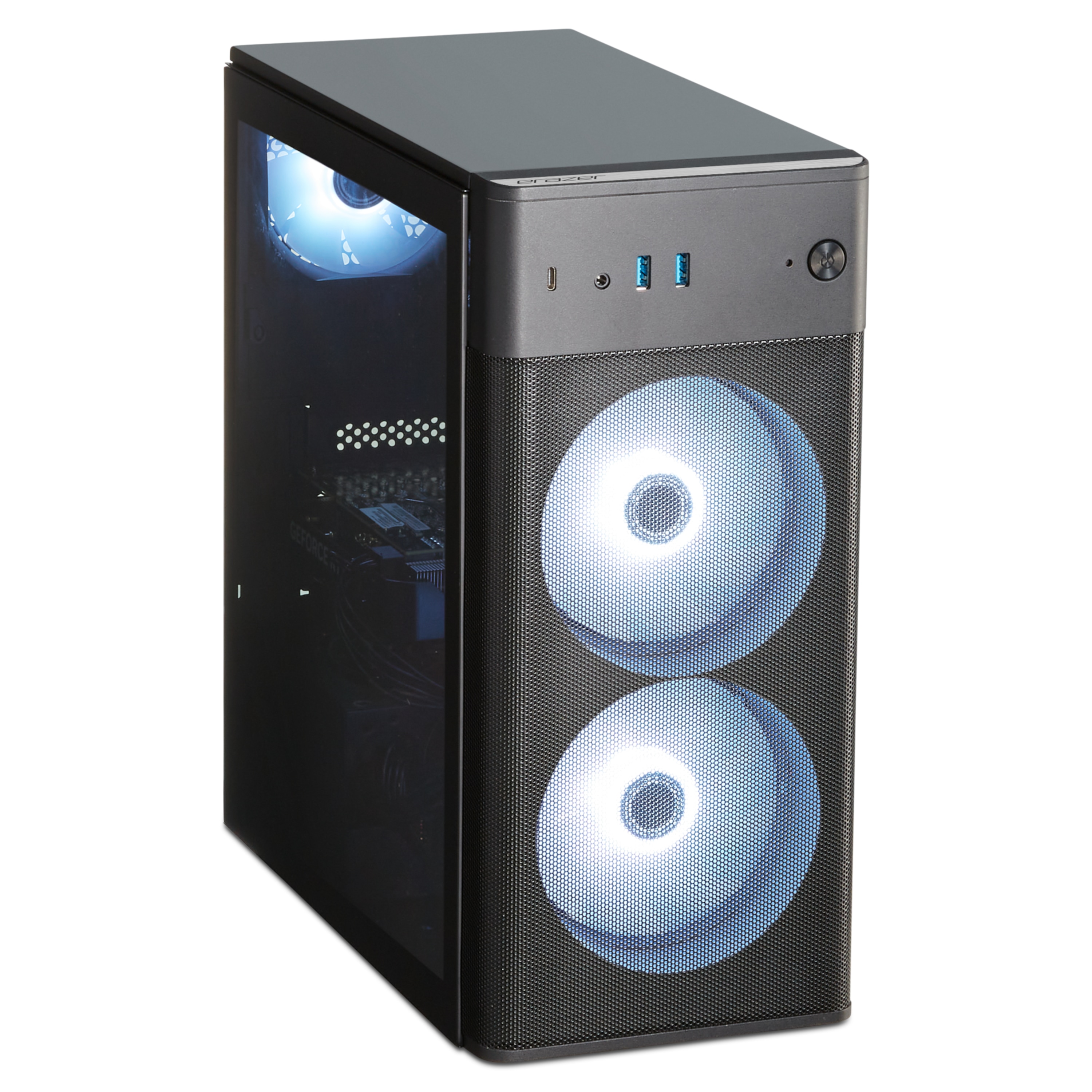 MEDION® ERAZER Recon E45 Core Gaming PC, AMD Ryzen™ 5 5500, Windows 11 Home, NVIDIA® GeForce RTX™ 3050, 1 TB SSD, 16 GB RAM