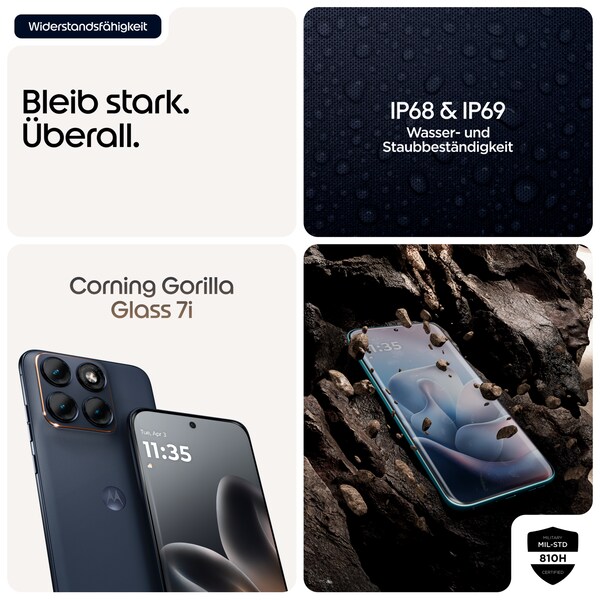 MOTOROLA edge 70 fusion 5G, 256 GB, Silhouette (XT2605-1)