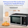 MEDION® LIFE® Mikrowelle mit Heißluft- fritteusen- funktion  MD 11499, 3in1 Mikrowelle, 25 L Garinnenraum, 900 W Mikrowellenleistung, 9 Automatikprogramme
