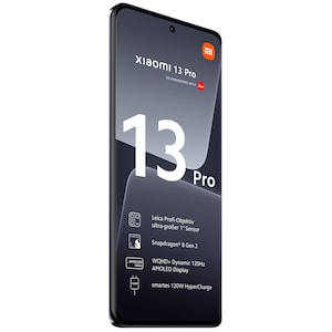 XIAOMI 13 Pro, 5G, 256 GB, 12 GB RAM, Schwarz