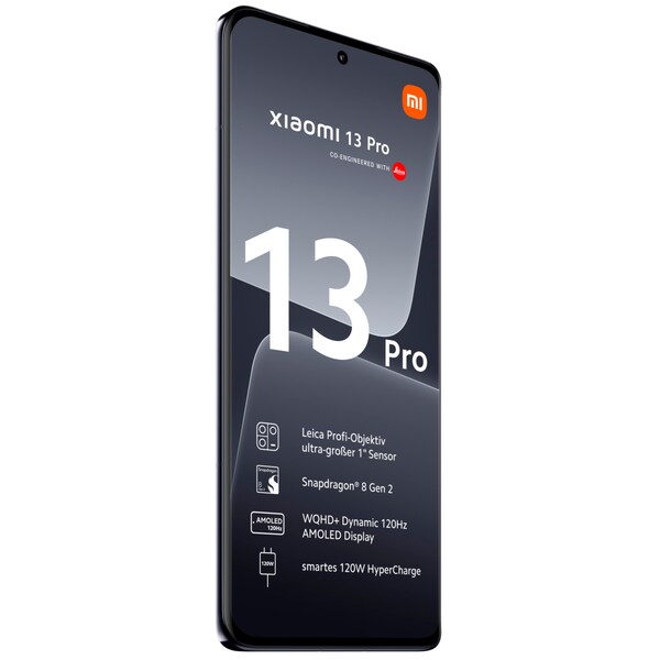 XIAOMI 13 Pro, 5G, 256 GB, 12 GB RAM, Schwarz