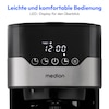 MEDION® LIFE® Kaffeemaschine mit Thermoskanne MD 18458, Timer-Funktion, Tropf-Stopp, 900 Watt, 1,1 Liter Fassungsvermögen, Aromawahlschalter