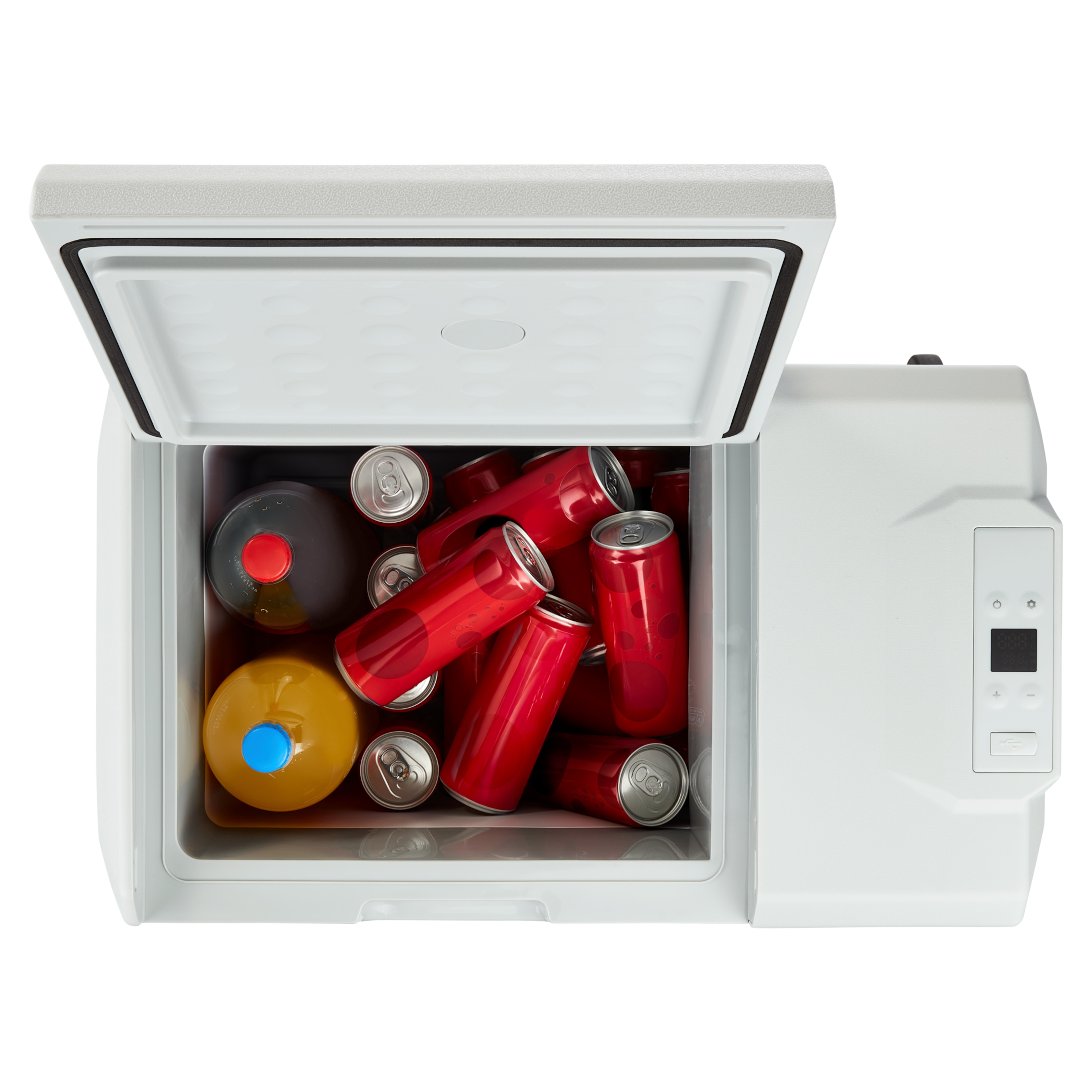 MEDION® LIFE Kühl- und Gefrierbox MD13111, -20°C bis 20°C, mit Kompressor, 60 Watt,  39 L Stauraum, LED Anzeige, Energieeffizenzklasse D