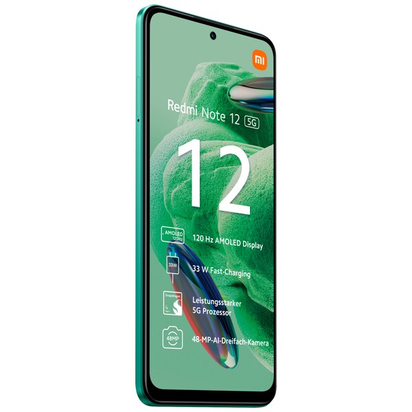 XIAOMI Redmi Note 12 128 GB, 5G, Dual-SIM, Forest Green