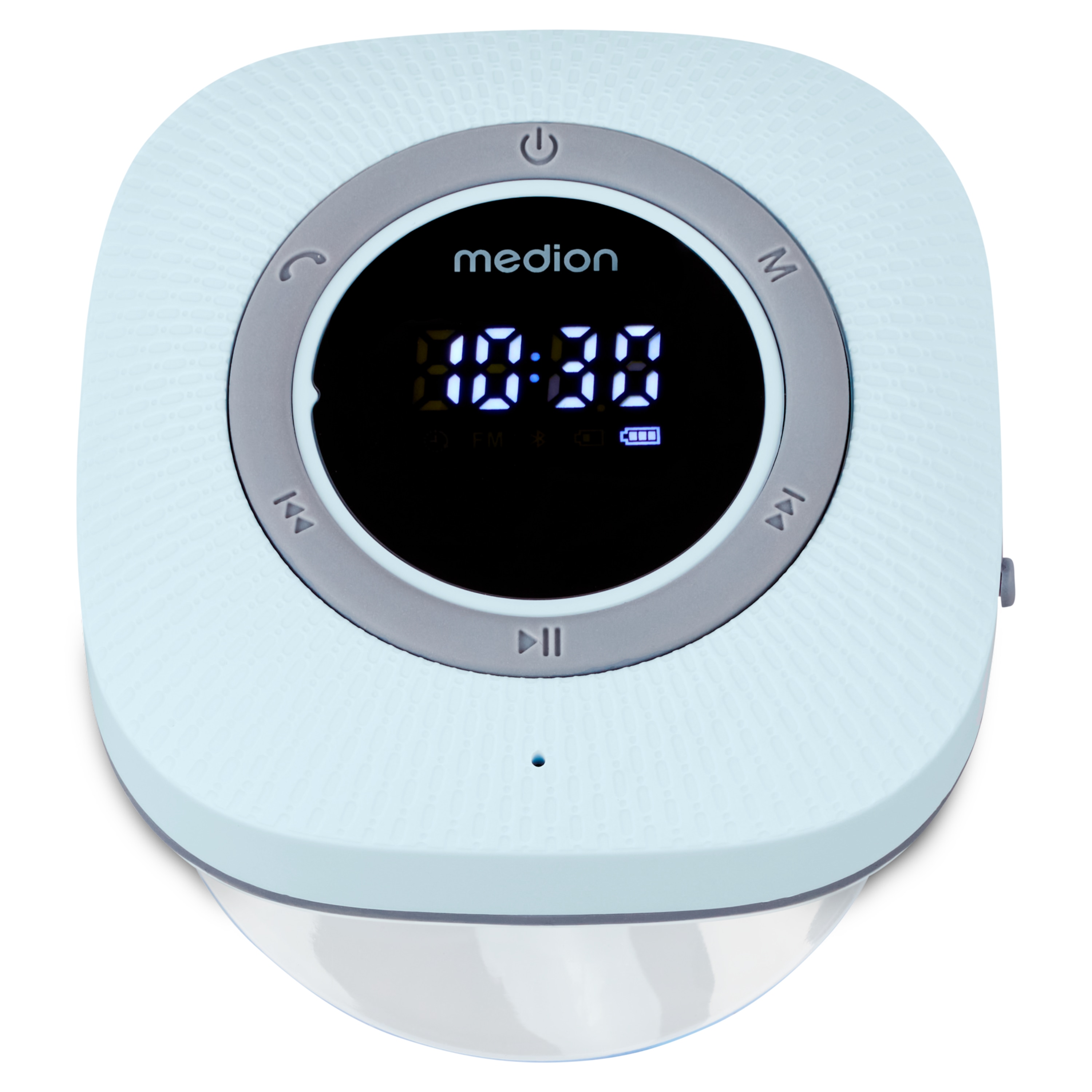 MEDION® LIFE® S66884 Duschradio, LED-Display, UKW-Radio, IPX6 Schutz, Bluetooth® 5.0, 30 W Ausgangsleistung (3 W RMS)