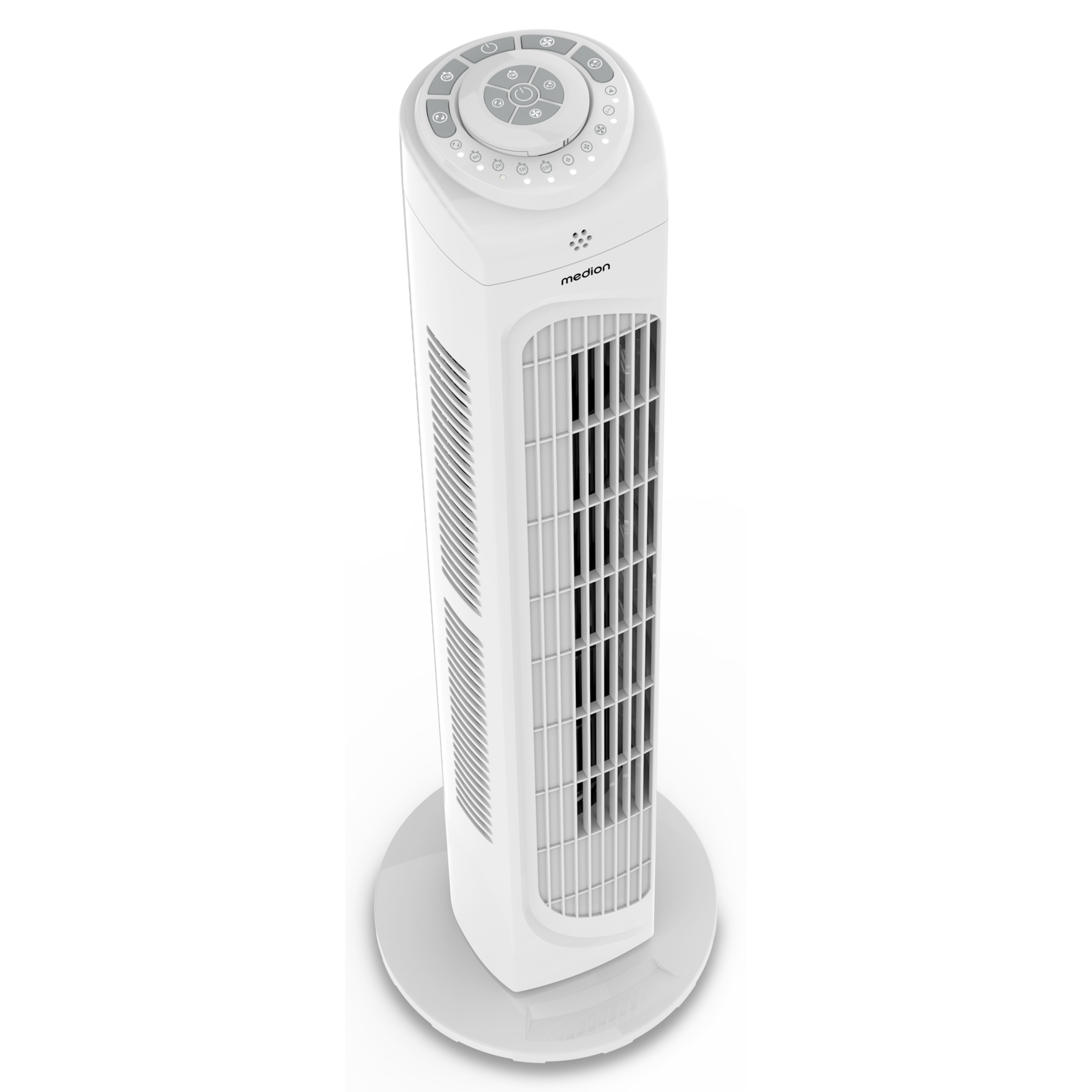 MEDION® LIFE E11 TF Turmventilator (MD 12067), 3 Geschwindigkeitsstufen, 45 Watt Leistung, Timerfunktion, inkl. Fernbedienung