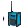 MEDION® LIFE® P66098 Radio de obra DAB+ con función Bluetooth®, pantalla LC de matriz de puntos, DAB+, PLL-FM, RDS, carcasa a prueba de golpes, resistente a las salpicaduras de agua según IP54