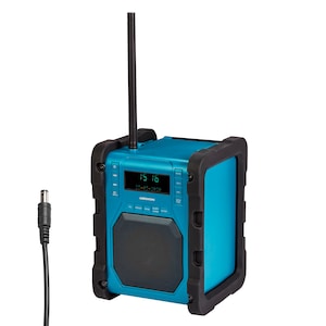 MEDION® LIFE® P66098 DAB+ Baustellenradio mit Bluetooth® Funktion, Dot-Matrix LC-Display, DAB+, PLL-UKW, RDS, stoßfestes Gehäuse, spritzwassergeschützt nach IP54