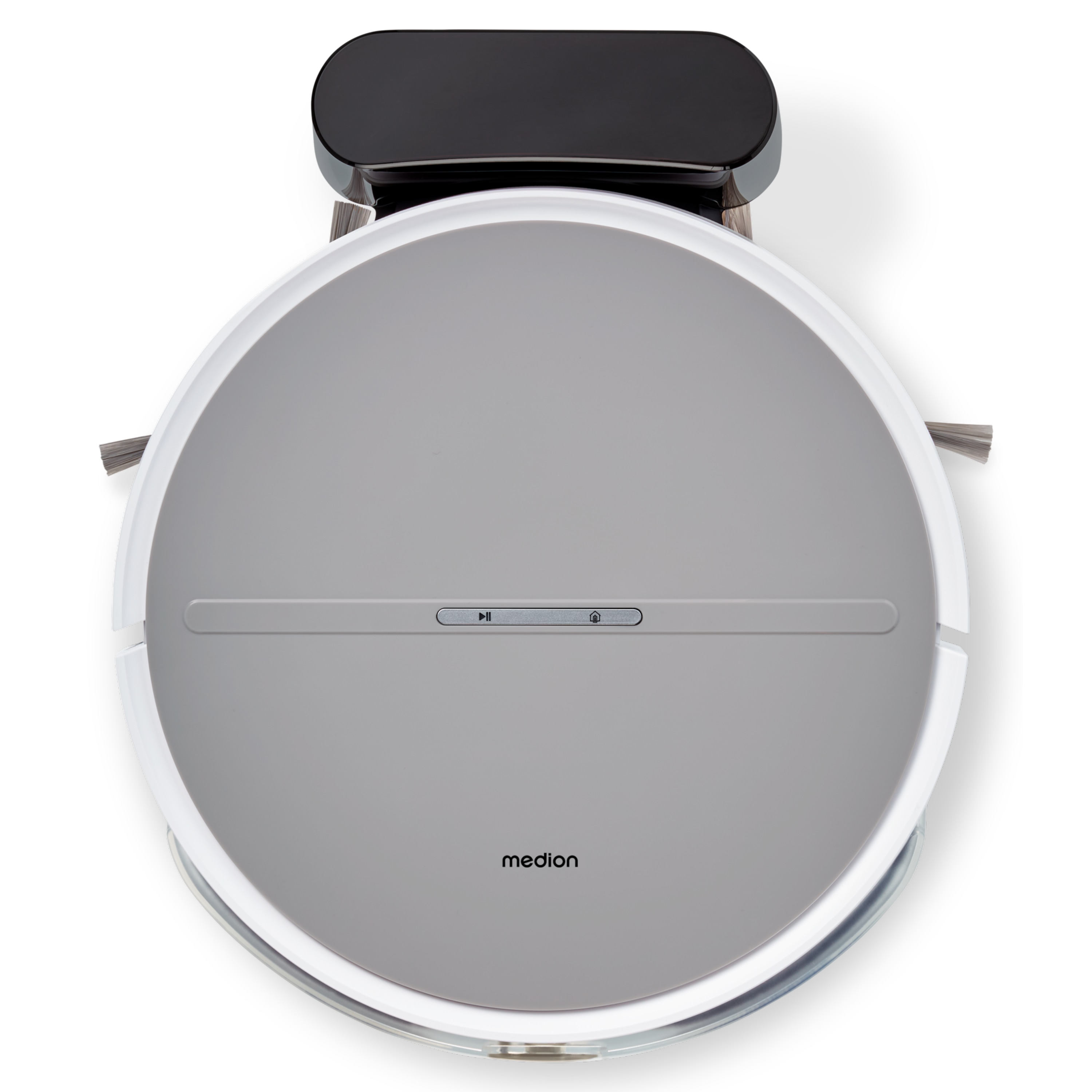 MEDION® E35 SW Saugroboter mit Wischfunktion, Gyro-Navigation, 2.000 Pa Saugkraft, 120 Minuten Laufzeit