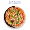 MEDION® LIFE® 2 in1 Mikrowelle MD 14482, Kombination aus Mikrowelle & Grill, 8 Automatikprogramme, 20L Garinnenraum, Auftaufunktion