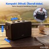 MEDION® LIFE BXO-1 Bluetooth® Lautsprecher schwarz, 2 x 15W RMS, integrierter Akku mit bis zu 15 Stunden Laufzeit, Bluetooth® 5.3, robustes & mobiles Design