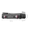 MEDION® LIFE Tischgrill mit Dual-Zonen-System (MD12027), 2,400 Watt, 2 abnehmbare Platten, LED-Statusanzeige (weiß, rot, grün), IPX4-Schutz