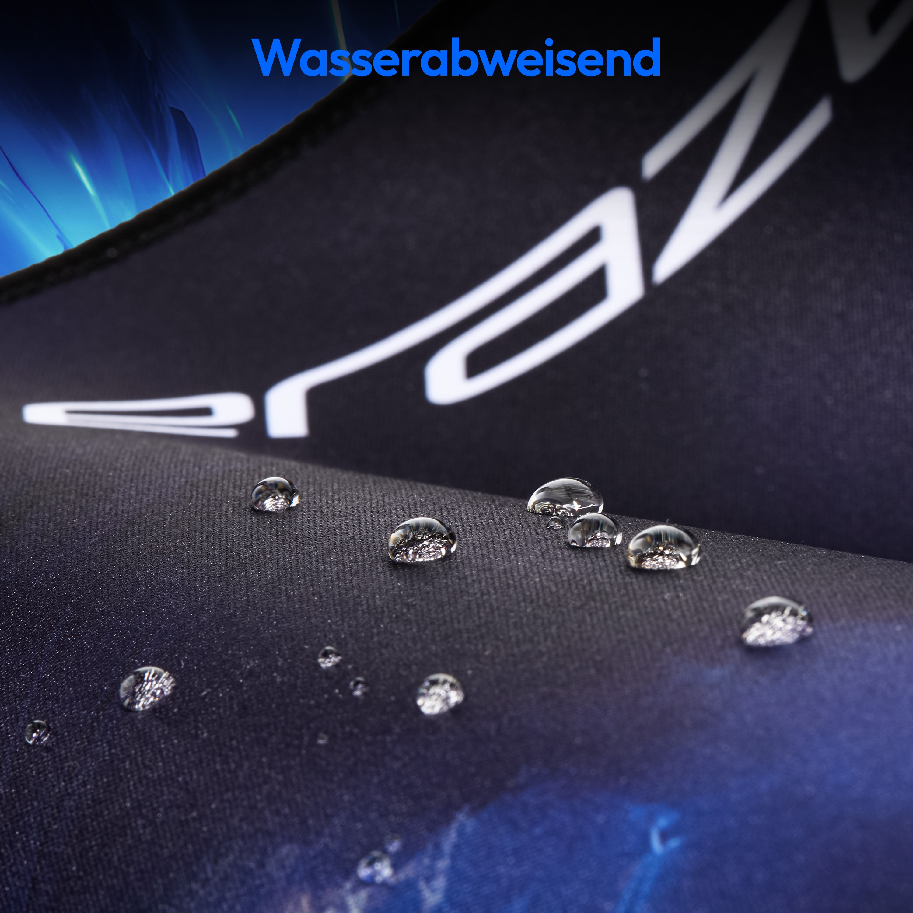 MEDION® ERAZER Templar X20 XXL Gaming Mauspad, extra groß, stark haftende Unterseite, wasserabweisend, robust, strapazierfähig, vernähter Rand
