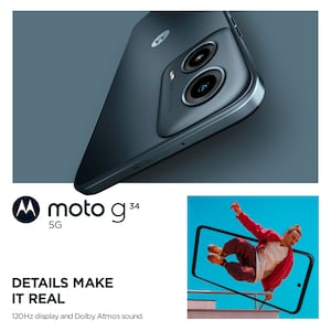 MOTOROLA moto g34 5G, 128 GB, Black