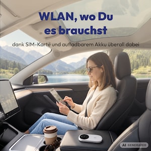 ZTE Mobiler Router U10, 4G LTE, Weiß