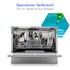 MEDION® Tischgeschirrspüler DWT60 (MD37496), für 6 Gedecke, 7 Programme, Wasseranschluss, LED-Anzeige, Geräuschlevel ca. 47 dB