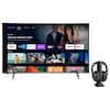MEDION® LIFE® X15098 (MD 31821)  Android TV, 125,7 cm (50'') Ultra HD +MEDION® LIFE® E62003 Funkkopfhörer