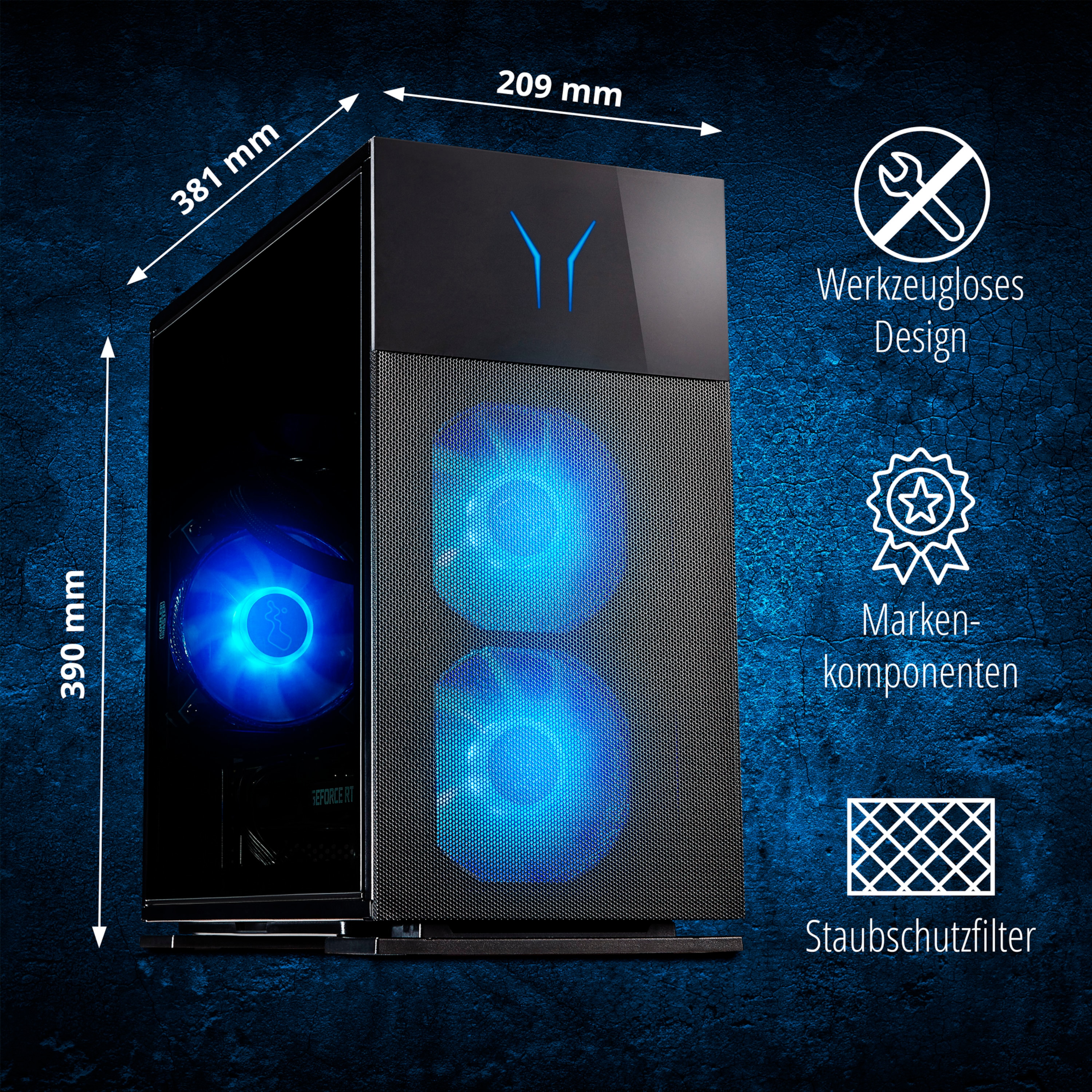 MEDION® ERAZER Engineer X30 High-End Gaming PC, Intel® Core™ Ultra 7 265 , Windows 11 Home, NVIDIA® GeForce RTX™ 5070, 2 TB SSD, 32 GB RAM