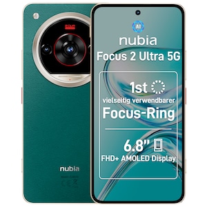 NUBIA Focus 2 Ultra 5G 256 GB, Forest Green (Z2463N) NUBIA Focus 2 Ultra 5G 256 GB, Forest Green (Z2463N)