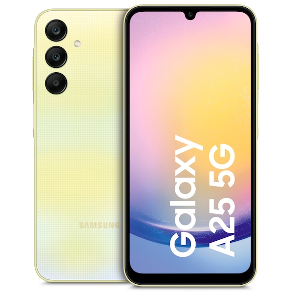 SAMSUNG Galaxy A25 5G, 128 GB, Yellow
