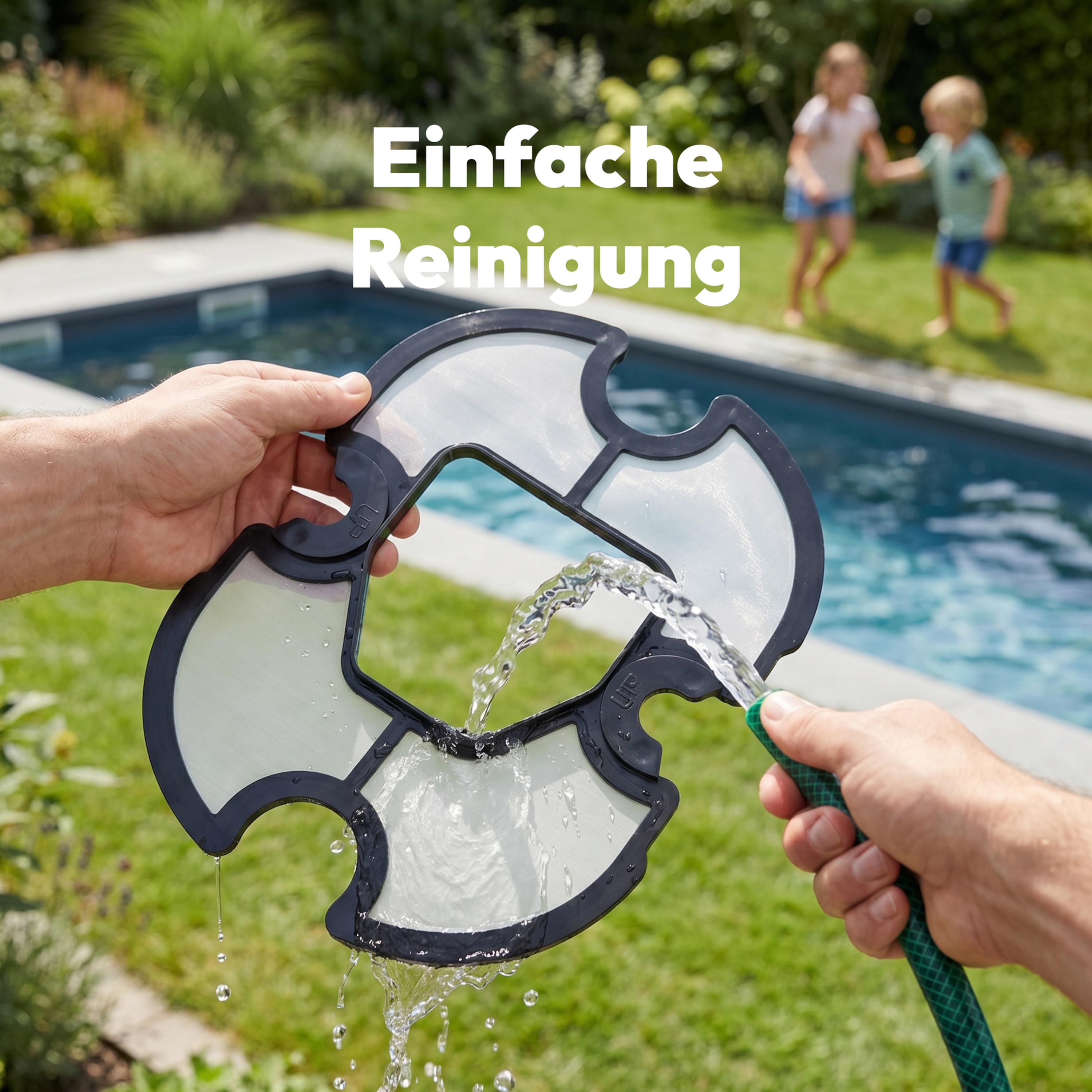 MEDION® LIFE PR1 Poolroboter (MD 100108), Bodenreinigung für Pools, One-Click-Bedienung, Selbstparkfunktion, 120 Min Akkulaufzeit, 2,2 L Filterkapazität, für 80–100 m², inkl. Ladegerät und Haken