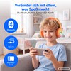 MEDION® LIFE HE-1 Kids Bluetooth Kinderkopfhörer, 3-stufiger Gehörschutz, bis zu 85 Std. Akkulaufzeit, MP3-Player, Bluetooth 5.4, AUX & microSD, LED-Lichtring, austauschbare Designs