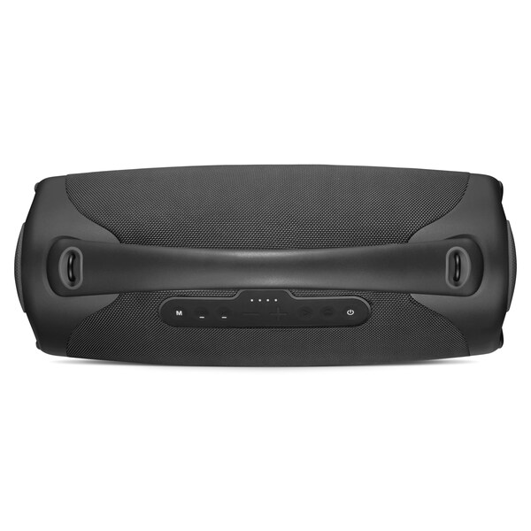 MEDION® LIFE P61768 Tragbarer Bluetooth® Lautsprecher XL anthrazit, Dual Illuminated & Lightstrip (RGB-Lichteffekte), Bluetooth® 5.3, integrierter Akku mit bis zu 30 Stunden Laufzeit, robustes & mobiles Design, 2 x 25 W + 50 W RMS