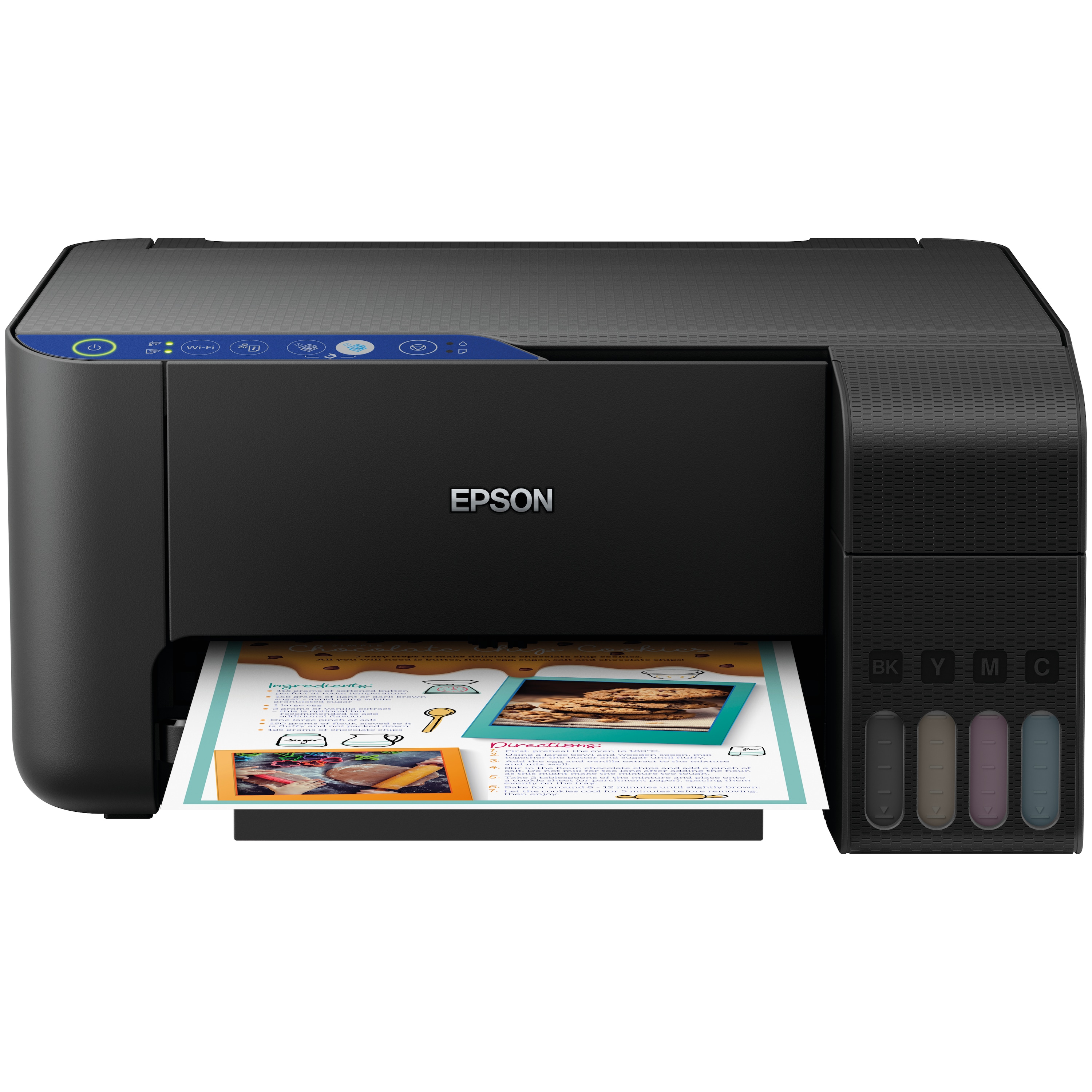 EPSON EcoTank ET-2711 WLAN Drucker, Multifunktionsgerät, Drucken, Kopieren, Scannen, WiFi, USB 2.0, großer Tintentank, hohe Reichweite