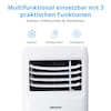 MEDION® Mobile Klimaanlage MD 37000, Energieeffizienzklasse A, Kühlen, Entfeuchten und Ventilieren, Kühlleistung 9.000 BTU, Kühlmittel R290, max. 32m² (B-Ware)
