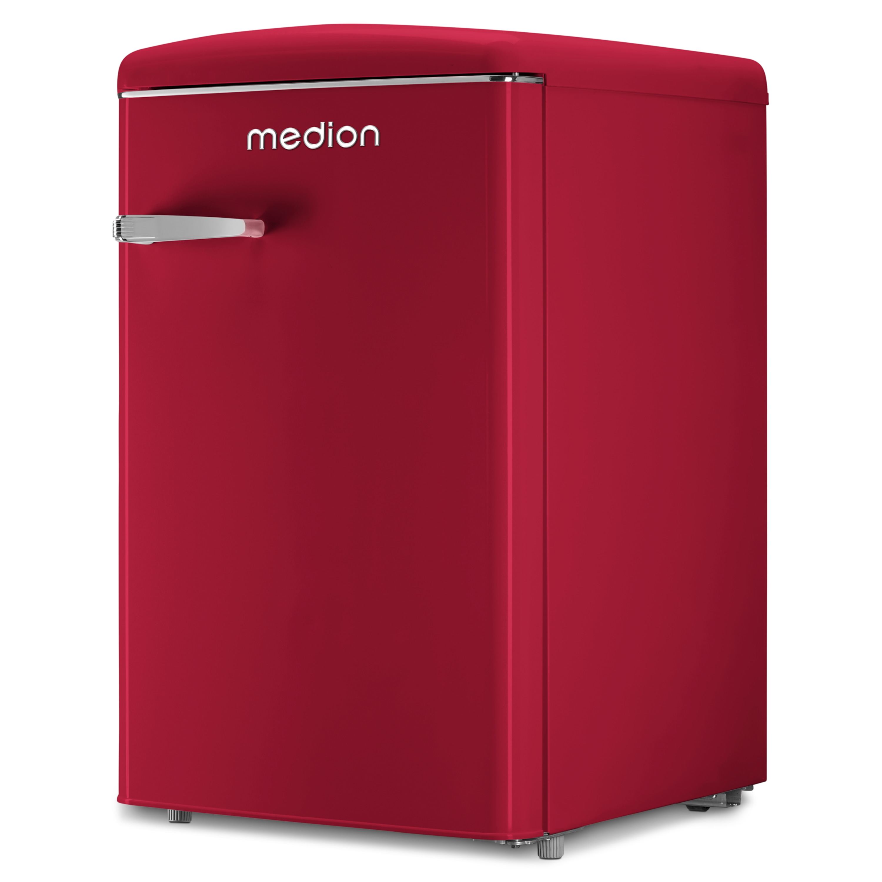 MEDION® LIFE® Kühlschrank mit Gefrierfach MD 37790, 108 L Gesamtnutzinhalt, 37 dB, höhenverstellbare Füße, Energieeffiziensklasse D