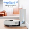 MEDION® Saugroboter mit Absaugstation X23 SW+, Wischfunktion, Lasernavigation, 5.000 Pa Saugkraft, No Go & Go Bereiche, präzise Kartenerstellung, mehrere Etagen, App-Steuerung