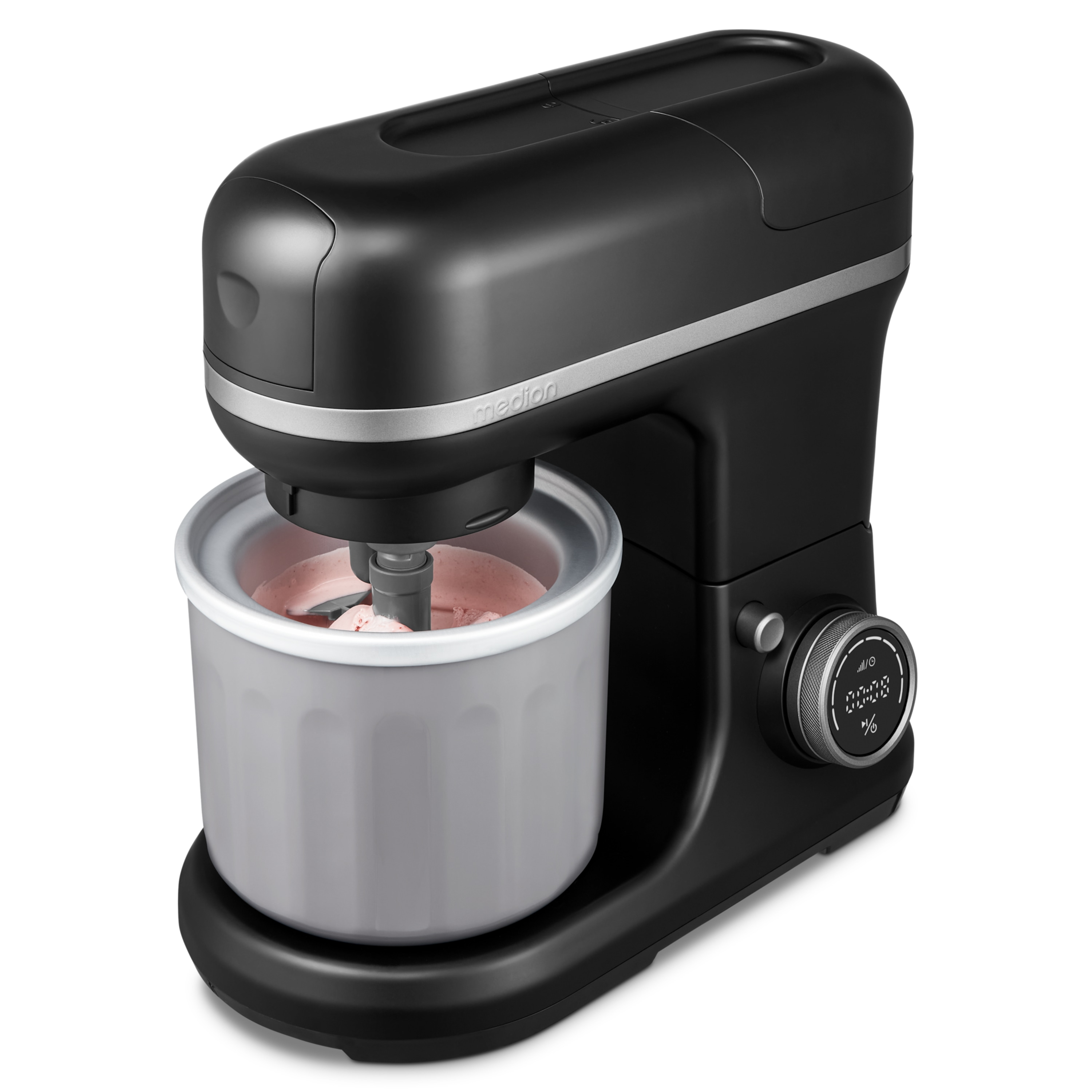 MEDION® LIFE® 4-in-1 Digitale Küchenmaschine MD18440, 1.200 W, 8 Geschwindigkeitsstufen, Digitales Sensor-Touch-Display, umfangreiches Zubehör