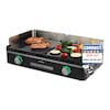 MEDION® LIFE Tischgrill mit Dual-Zonen-System (MD12027), 2,400 Watt, 2 abnehmbare Platten, PFAS Frei, LED-Statusanzeige (weiß, rot, grün), IPX4-Schutz