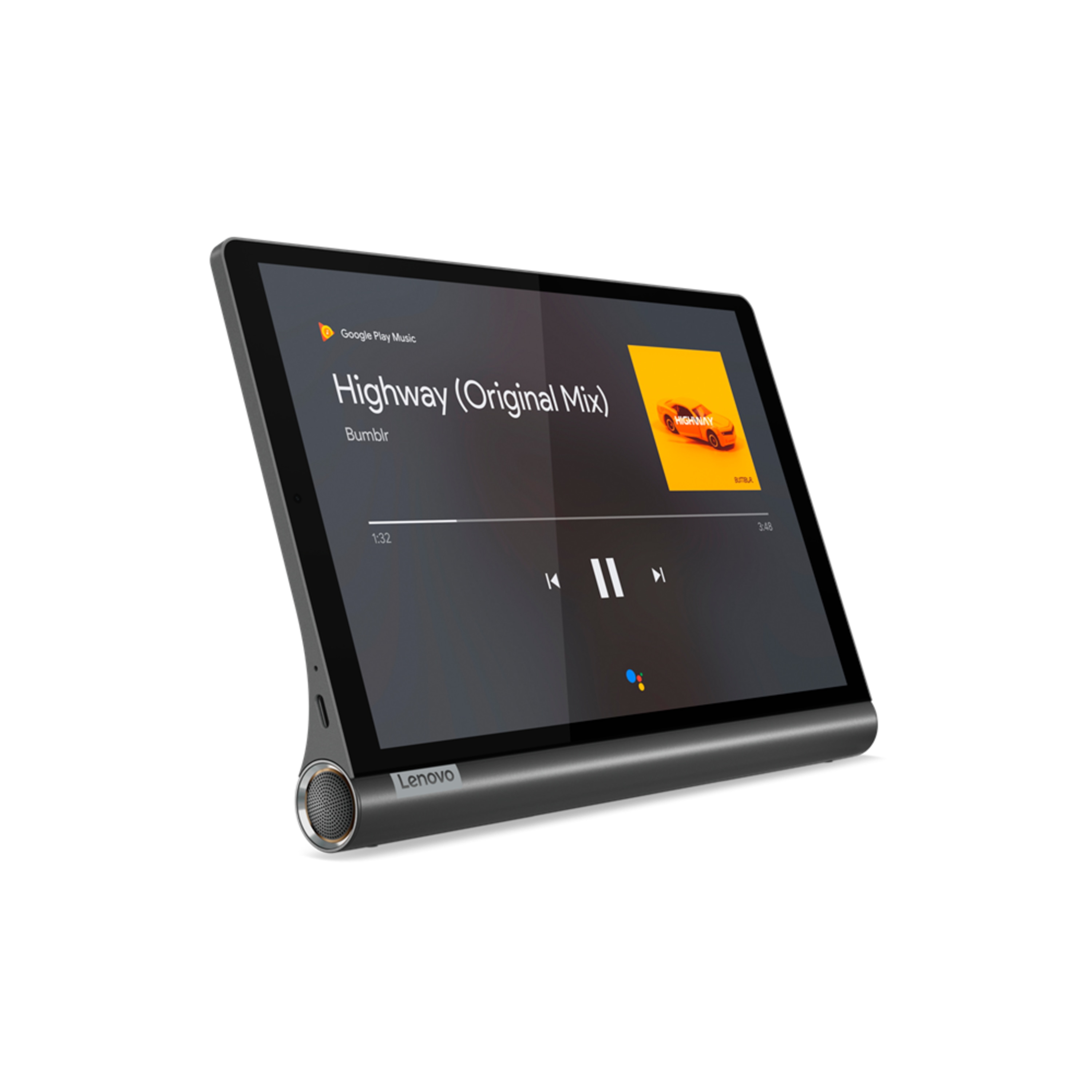 LENOVO Yoga Smart Tab, 25,7 cm (10,1") FHD Display, Android™ Pie, 32 GB Speicher, 3 GB RAM, Octa-Core-Prozessor, LTE, JBL-Lautsprecher