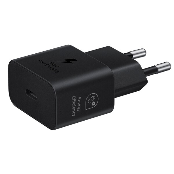SAMSUNG Schnellladegerät T2510 USB-C 25W mit Datenkabel, Black