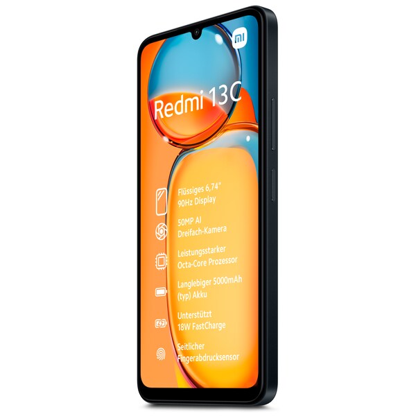 XIAOMI Redmi 13C, 128 GB, Midnight Black
