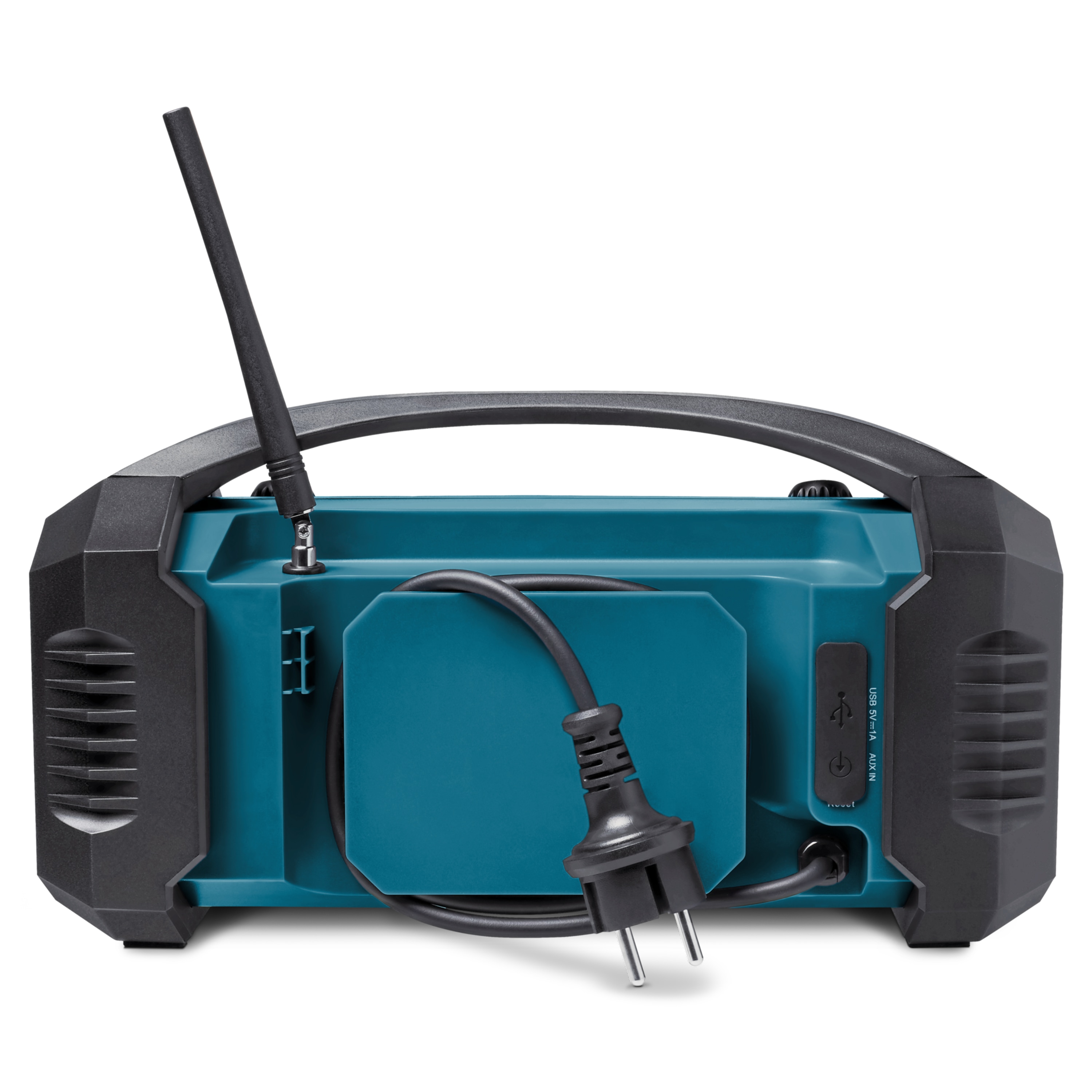 MEDION® LIFE® E66050 DAB+/Bluetooth®-Baustellenradio, ideal für Baustellen, Garten oder Camping, IP54 Schutz gegen Spritzwasser & Staub, 7 Soundeinstellungen, integr. Akku, 15 W RMS