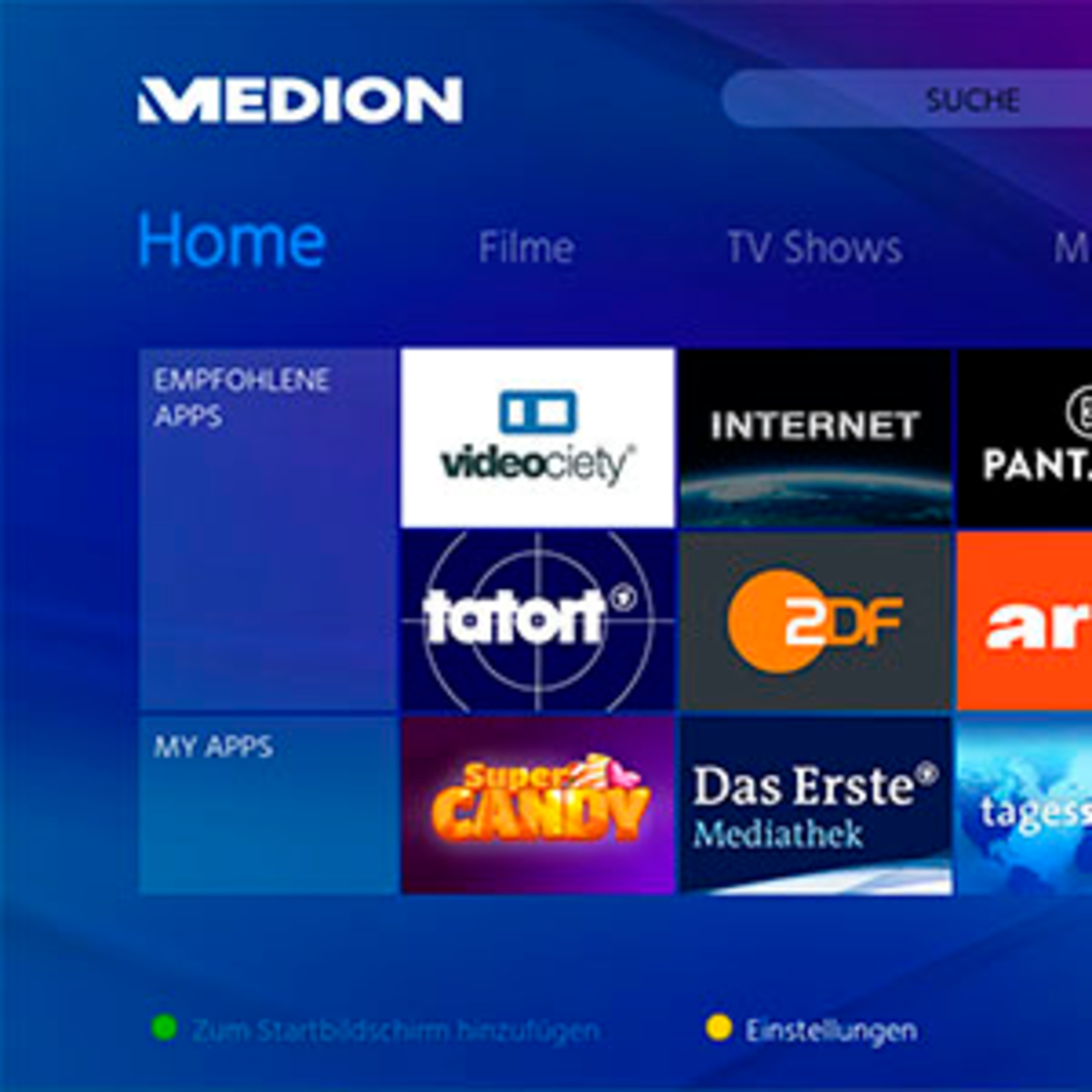Smart TV: Online-Streaming & Apps direkt integriert