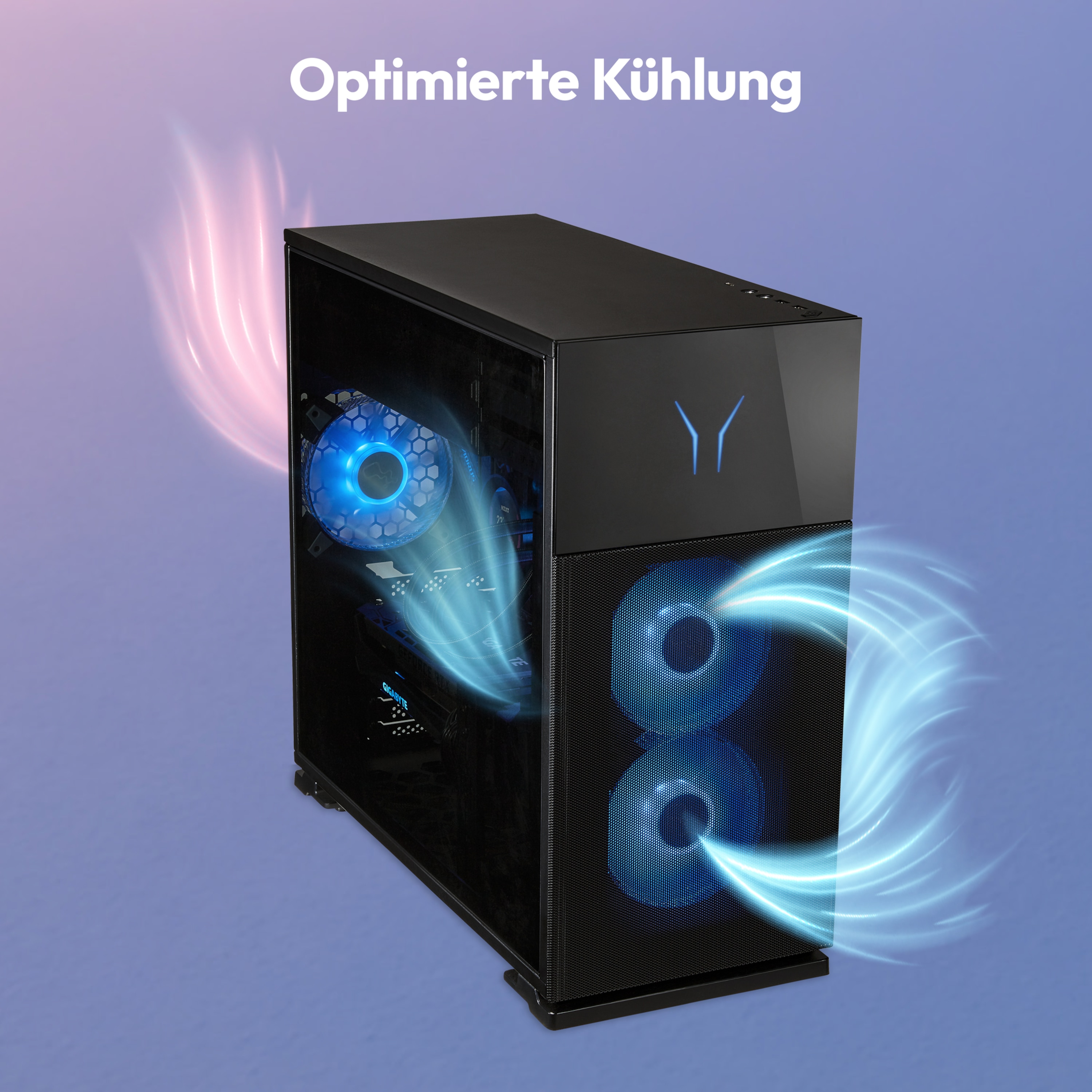 MEDION® ERAZER Hunter X35 High-End Gaming PC, AMD Ryzen™ 7 9800X3D, Windows 11 Home, NVIDIA® GeForce RTX™ 5080, 2 TB SSD, 32 GB RAM