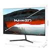 MEDION® AKOYA® P52218 (MD 20150) Widescreen Monitor, 54,6 cm (22''), Full HD Display, HDMI und rahmenloses Design