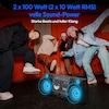 MEDION® LIFE® P66538 Retro-Boombox, DAB+/PLL-UKW Radio, Bluetooth® 5.3 für das Abspielen von Smartphone & Co, CD-Player, Kassettendeck, X-Bass Funktion, 2 x 10 W RMS