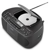 MEDION® LIFE® E65010 Boombox, CD-Kassetten-Radio mit MP3-Wiedergabe, PLL-UKW Radio, USB Anschluss, CD-R/RW kompatibel, AUX-In, 2 x 3 W RMS