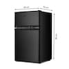 MEDION® LIFE® Mini Kühlschrank mit Gefrierfach MD 37689, Gesamtnutzinhalt 85 L,  Gefrierkapazität  2,4kg/24h, manuelle  Temperaturkontrolle
