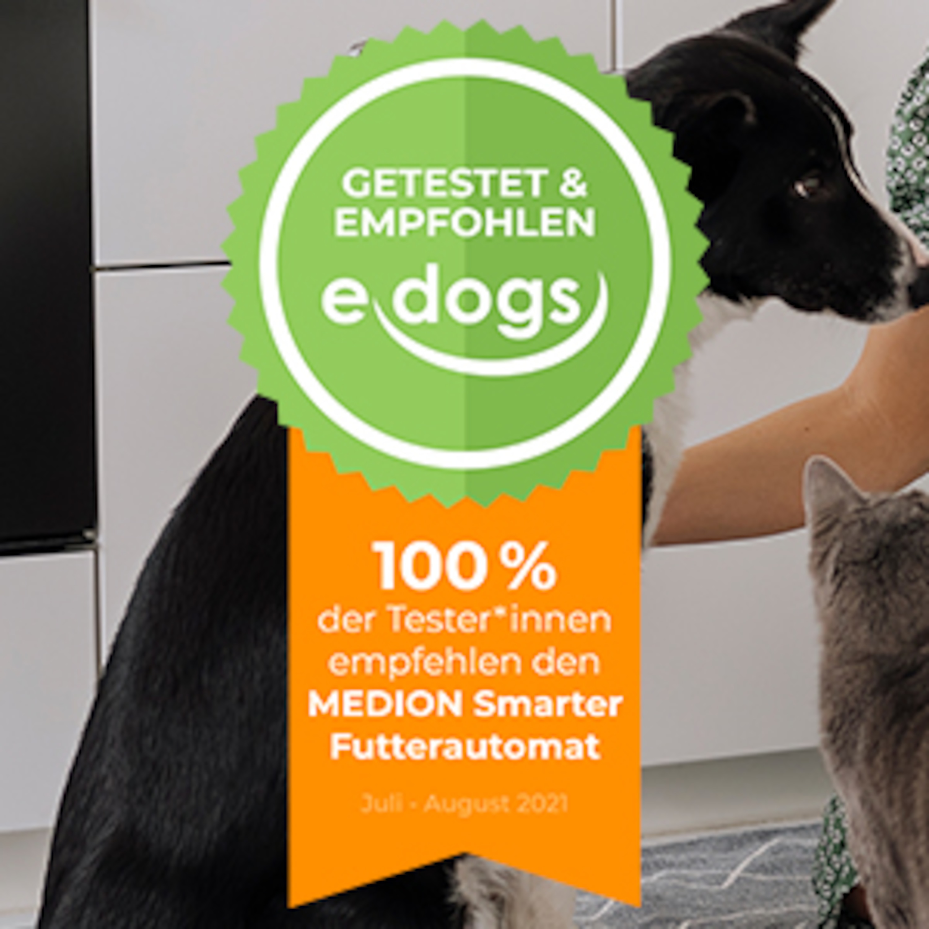 Wir empfehlen den Futterautomaten jedem Hunde- & Katzenbesitzer weiter!