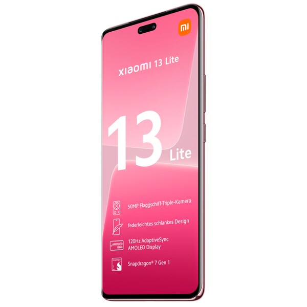 XIAOMI 13 Lite, 5G, 128 GB, 8 GB RAM, Pink