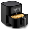 MEDION® LIFE® E40 XL Heißluftfritteuse MD 11740, 100 Rezepte in der Life+ App, ölfreies Frittieren, 9 Automatikprogramme, 5,2 L Korbvolumen