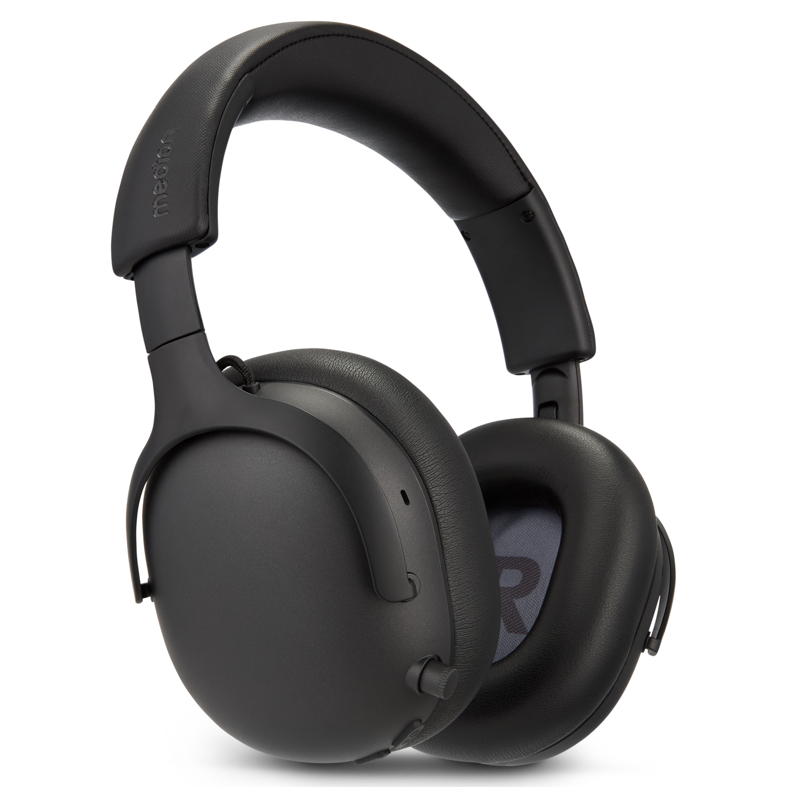 MEDION® LIFE HX-1 Plus Over Ear-Kopfhörer, bis zu 100 Stunden Akkulaufzeit, 5 EQ-Presets + 1 App-Preset, Feed Forward Noise Cancelling, Bluetooth® 6.0 wireless technology, IPX4 Spritzwasserschutz
