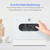 MEDION® LIFE® Tischgeschirrspüler DWT51 (MD 37766), 7 Reinigungsprogramme, Eimer-Funktion und Wasseranschluss, für 5 Gedecke, EasyFit Design, Touch-Bedienfeld, LED-Display