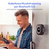 MEDION® LIFE S66884 Duschradio, LED-Display, UKW-Radio, IPX6 Schutz, Bluetooth® 5.0, 30 W Ausgangsleistung (3 W RMS)